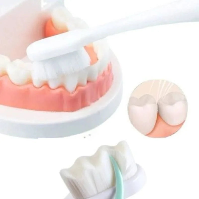 Nano Toothbrush with Travel Case | Ultra Soft Micro-Nano Bristles | For Sensitive Gums, Adults & Kids