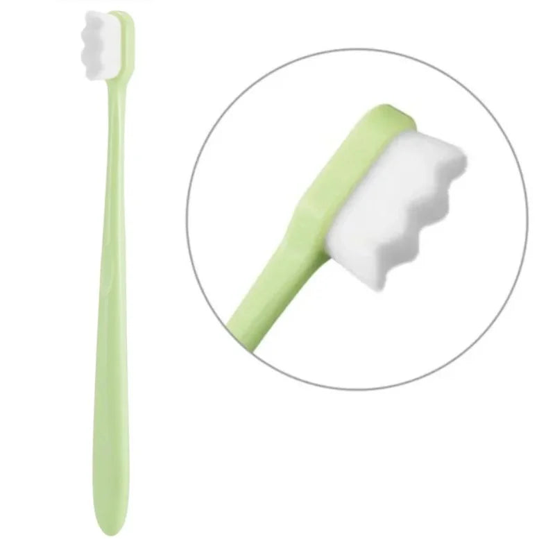 Nano Toothbrush with Travel Case | Ultra Soft Micro-Nano Bristles | For Sensitive Gums, Adults & Kids