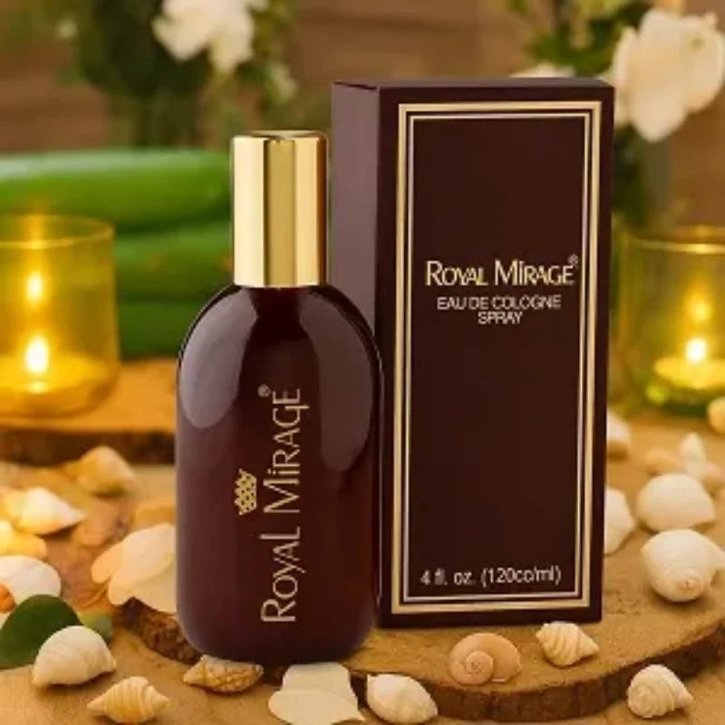 Royal Mirage Eau De Cologne Spray | 120ml Unisex Perfume