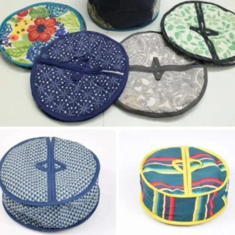 Roti Zipper Bag | Reusable Airtight & Insulated Storage Bag | Keeps Chapati Fresh, Soft & Warm | Random Design