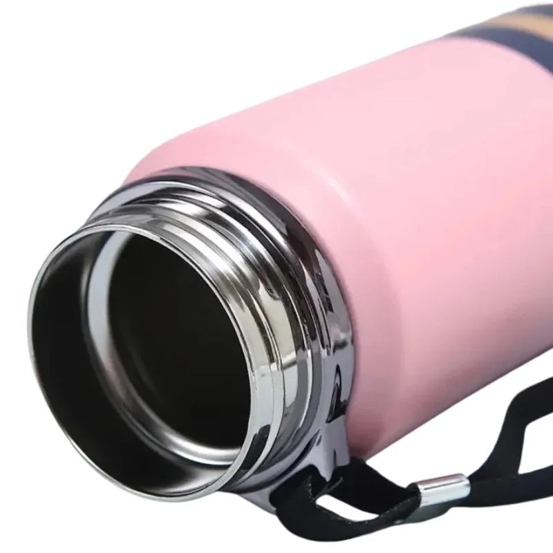 Digital Smart Vacuum 800ml Water Bottle | Stainless Steel Insulated Sports Bottle with LED Temperature Display | Hot & Cold | Random colors