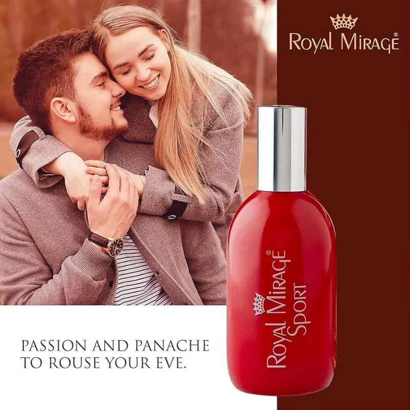 Royal Mirage Sport Eau De Cologne 120ml | Long-Lasting Unisex Perfume
