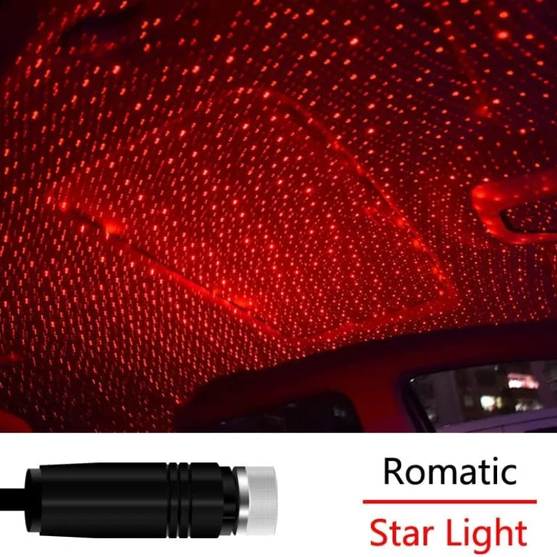 LED Galaxy Star USB Decoration Light | Starry Laser Projector Night Light for Home & Car