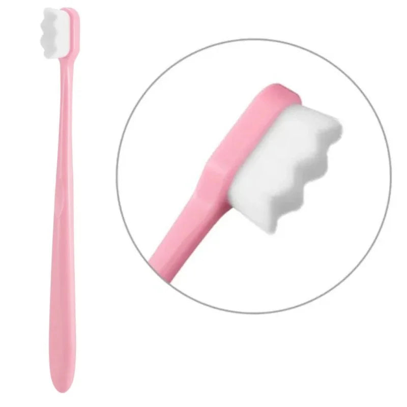 Nano Toothbrush with Travel Case | Ultra Soft Micro-Nano Bristles | For Sensitive Gums, Adults & Kids