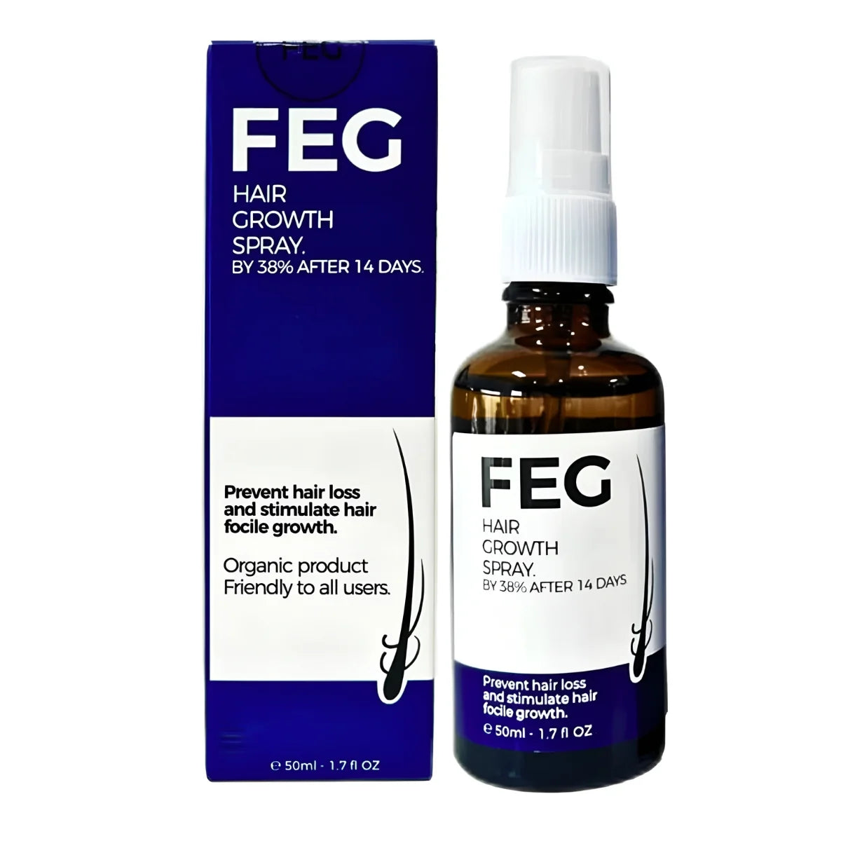 FEG Hair Growth & Anti-Hair Loss Serum – 50ml | FEG Plus Hair Growth Spray in Pakistan | Fast Regrowth & Anti-Hair Fall Solution