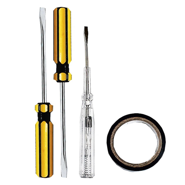 8 PCS Professional Tool Set with Storage Box | YL-8009A Model | Durable Home Repair & DIY Toolkit | Organized Plastic Storage Box