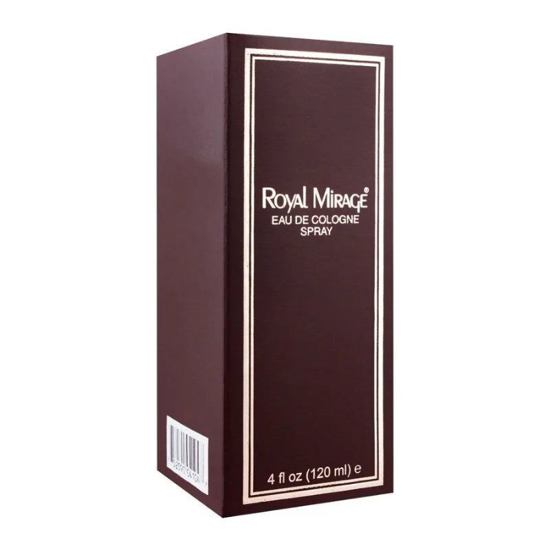 Royal Mirage Eau De Cologne Spray | 120ml Unisex Perfume